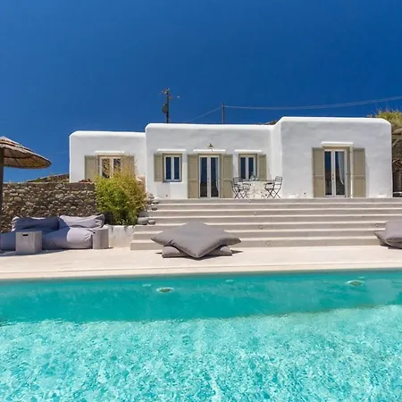 Elite Mykonos Roxane Private Pool 6 Bedrooms Beachfront Ftelia Mykonos Town