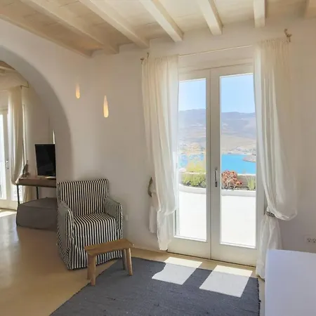 Villa Elite Mykonos Roxane Private Pool 6 Bedrooms Beachfront Ftelia Mykonos Town