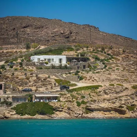 Elite Mykonos Roxane Private Pool 6 Bedrooms Beachfront Ftelia Villa Mykonos Town
