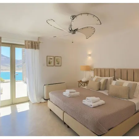 Villa Elite Mykonos Roxane Private Pool 6 Bedrooms Beachfront Ftelia *