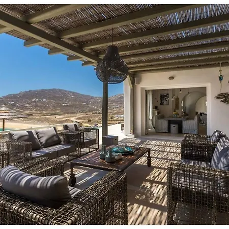 Elite Mykonos Roxane Private Pool 6 Bedrooms Beachfront Ftelia Mykonos Town