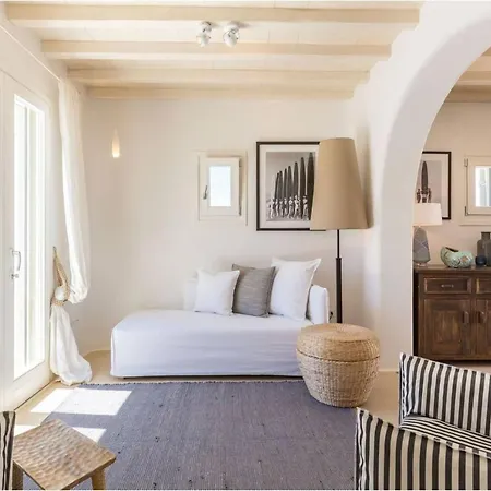 Elite Mykonos Roxane Private Pool 6 Bedrooms Beachfront Ftelia *