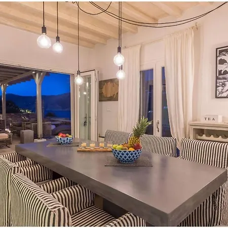 Elite Mykonos Roxane Private Pool 6 Bedrooms Beachfront Ftelia * Mykonos Town