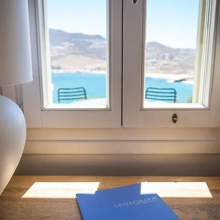 Elite Mykonos Roxane Private Pool 6 Bedrooms Beachfront Ftelia Villa Mykonos Town